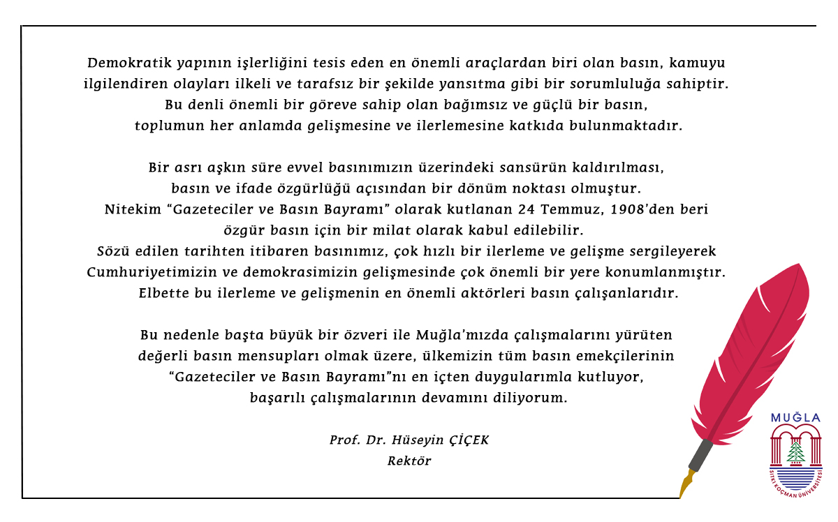 genel bilgiler yonetim akademik idari birimler arastirma ogrenci iletisim sonuc bulunamadi genel bilgiler rektorumuzden sitki kocman vakfi bilgiler belgeler rektorumuzden rektorumuzun mesaji sitki kocman vakfi sitki kocman kimdir yurt ici burs