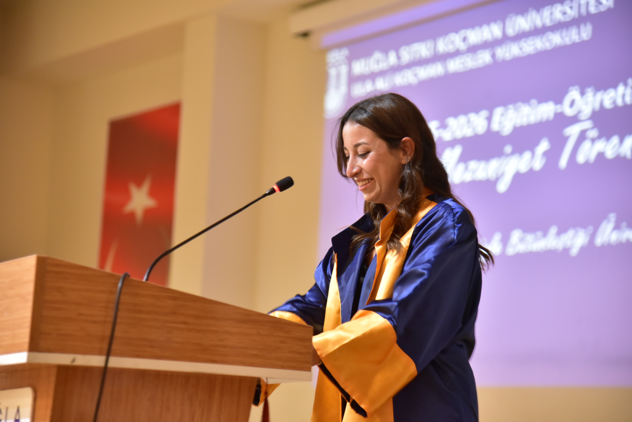 Ula Ali Koçman MYO’da Mezuniyet Coşkusu