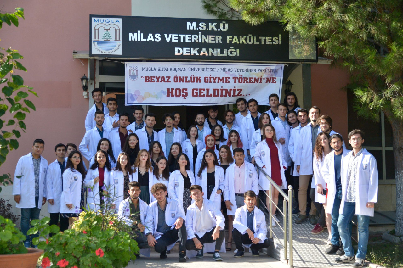 Milas Veteriner Fakültesi Beyaz Önlük Giyme Töreni Gerçekleştirildi