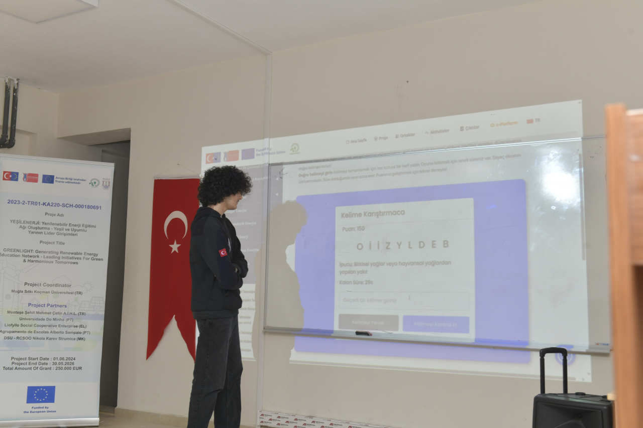 GREENLIGHT Projesi Kapsamında Enerji Okuryazarlığı Etkinliği Gerçekleştirildi