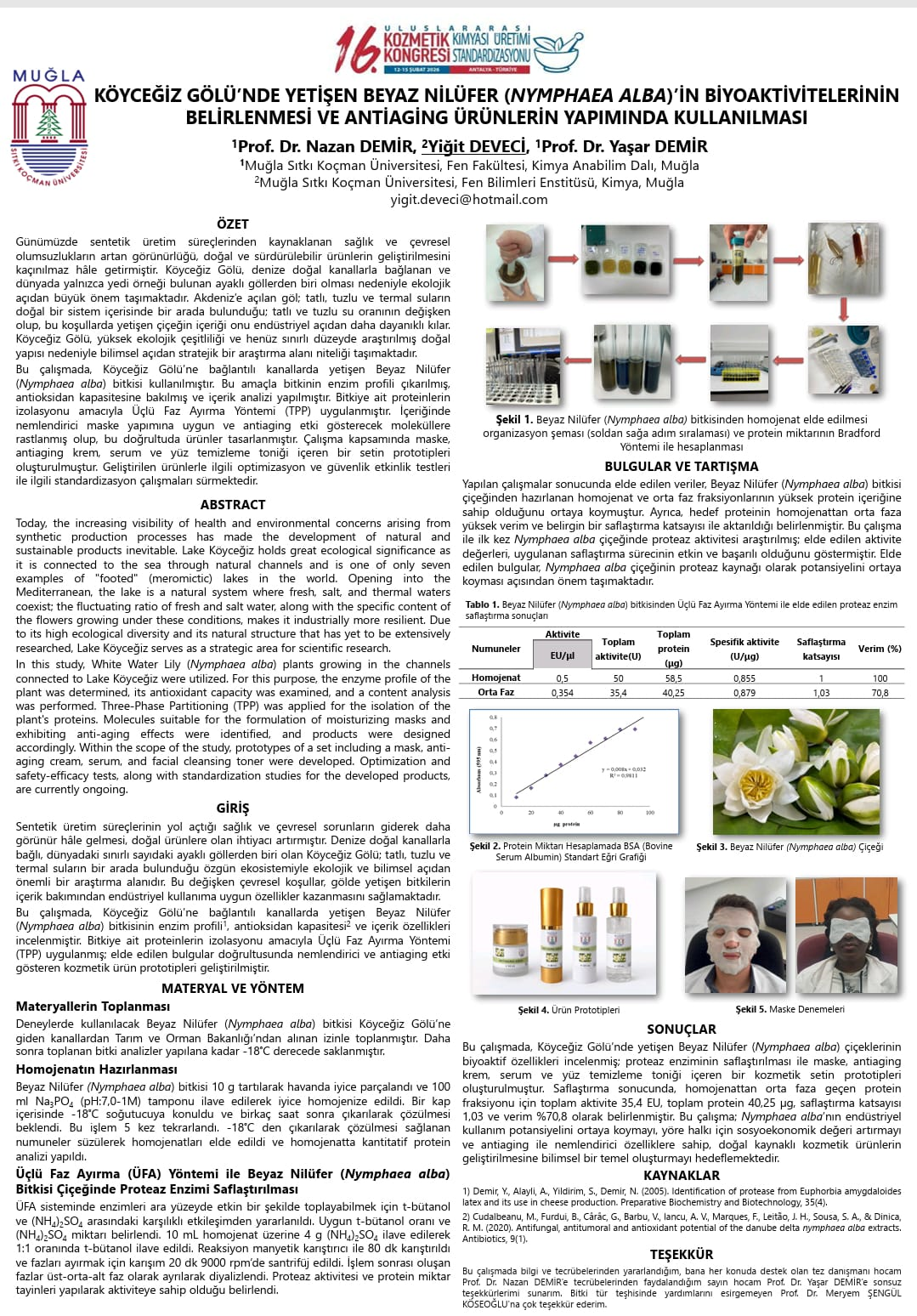 MSKÜ’lü Bilim İnsanlarından Kozmetik Sektöründe Uluslararası Başarı