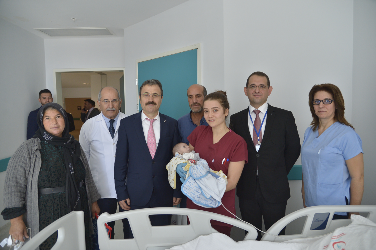 3-month-old baby regained health after the operation at Muğla Sıtkı Koçman University Training and Research Hospital