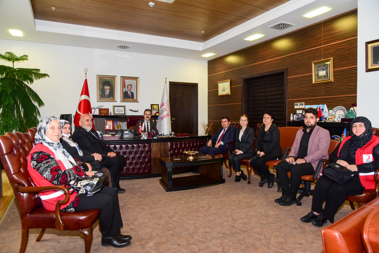 Türk Kızılay’ı Muğla Şube Başkanlığından Rektör Çiçek’e Ziyaret