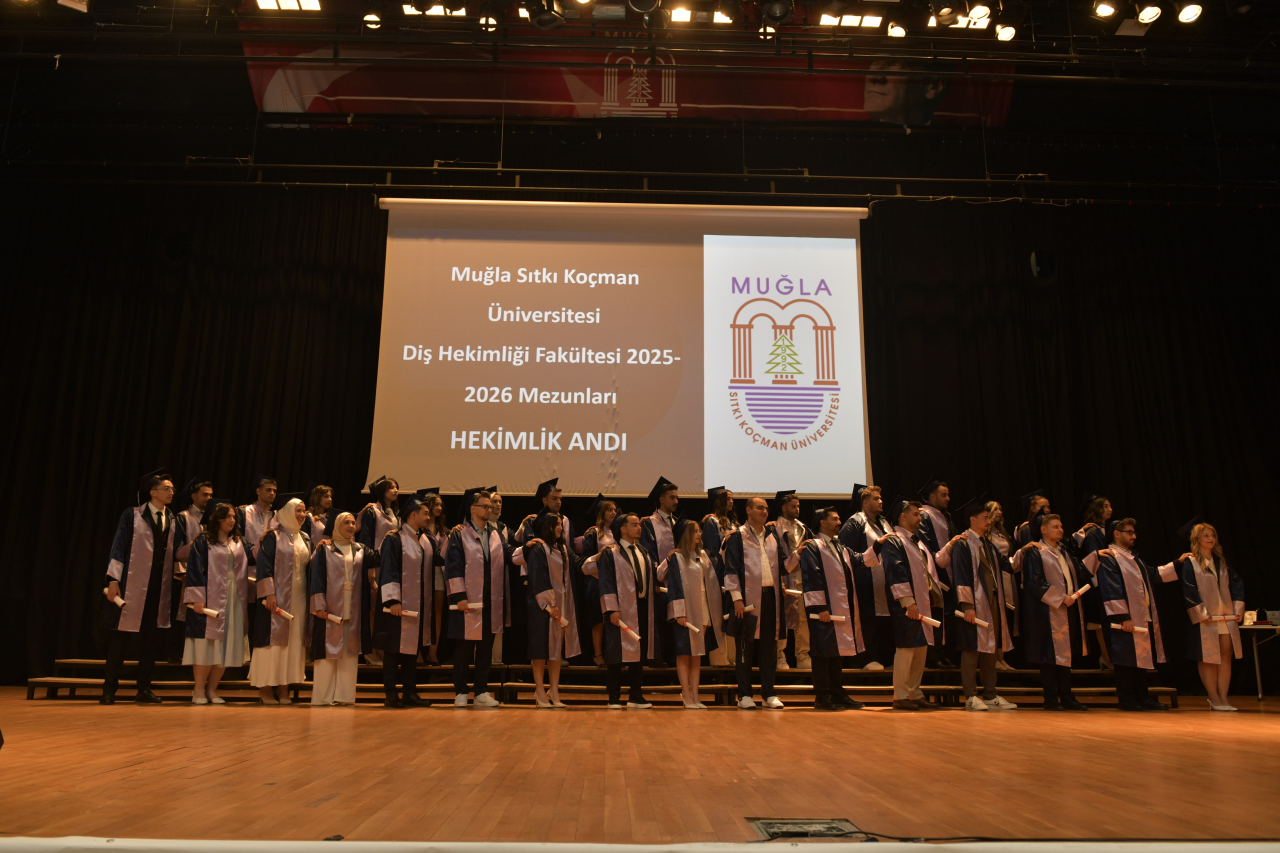 MSKÜ’lü Diş Hekimleri Geleceğe Uğurlandı