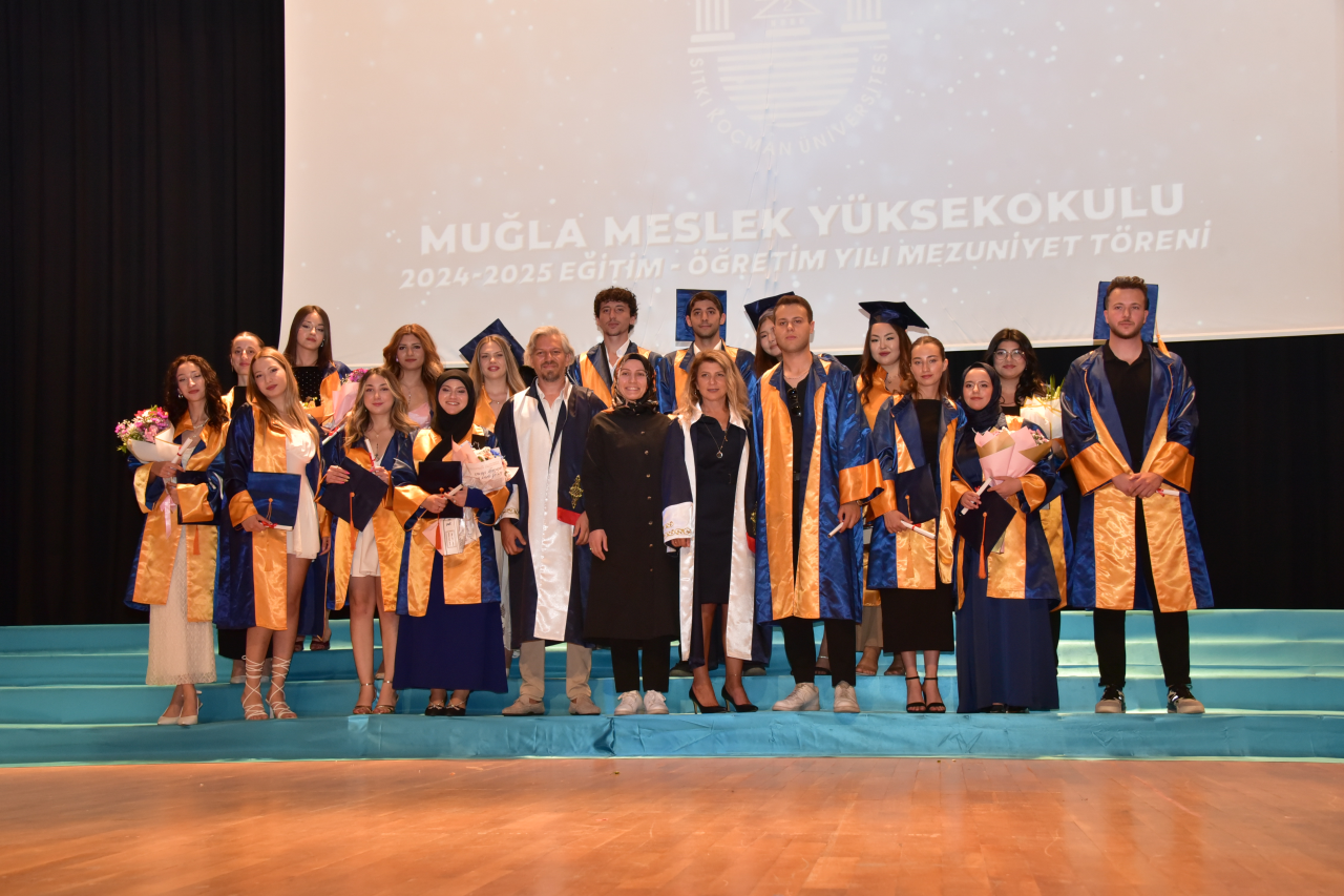 Muğla MYO ile Dalaman MYO’da Mezuniyet Sevinci