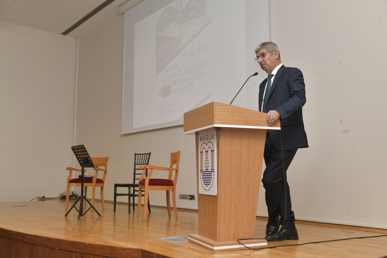 “Muğlalı Şâhidî İbrahim Dede ve Muhiti” Yazma Eser Sergisi Açıldı