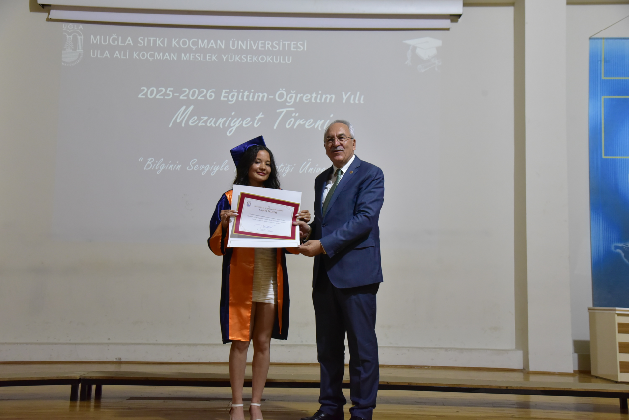 Ula Ali Koçman MYO’da Mezuniyet Coşkusu