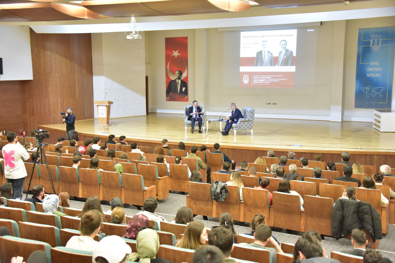 MSKÜ’de Gençlik Yılı Söyleşisi: Rektör Kaçar Öğrencilerle Buluştu