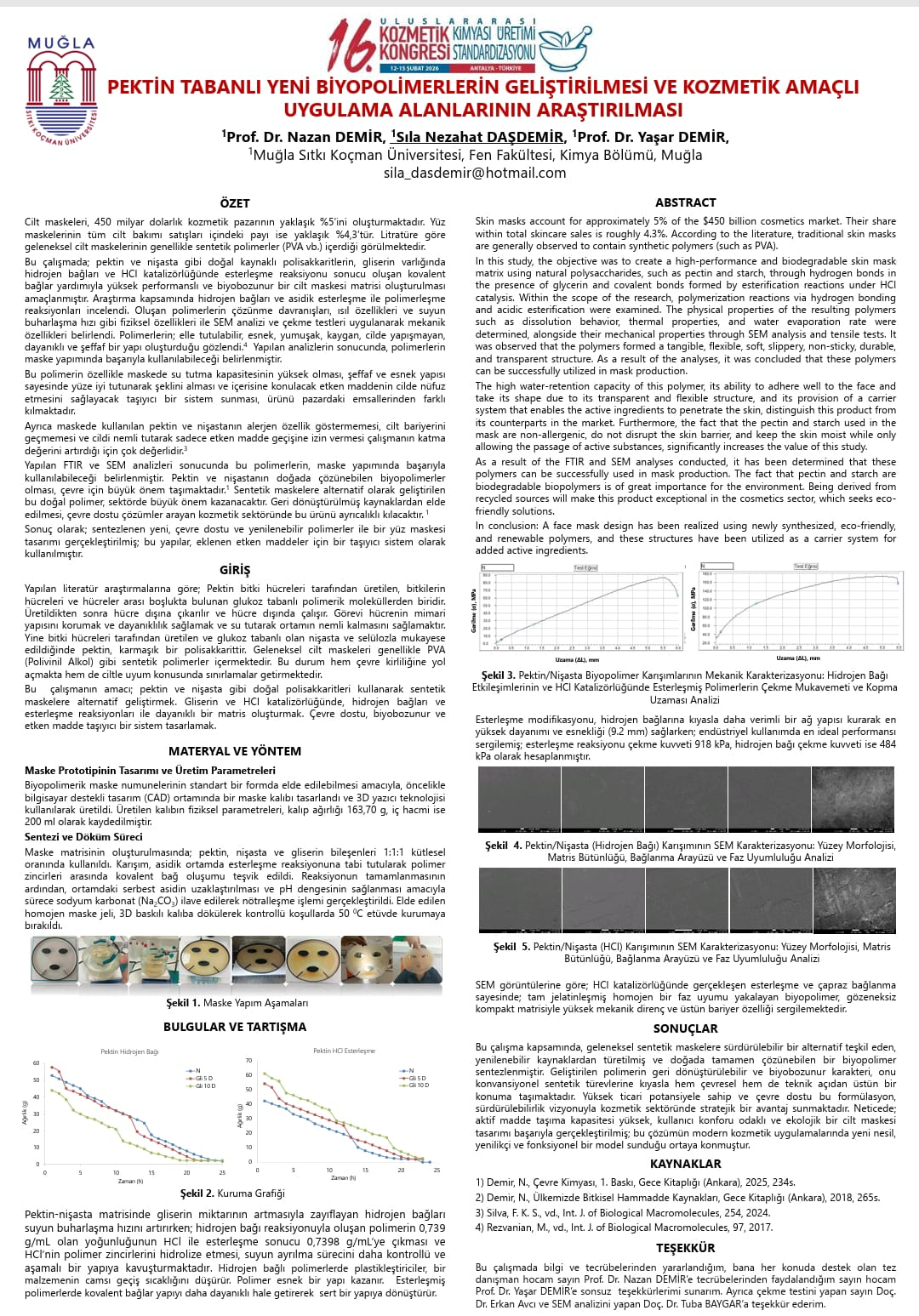MSKÜ’lü Bilim İnsanlarından Kozmetik Sektöründe Uluslararası Başarı