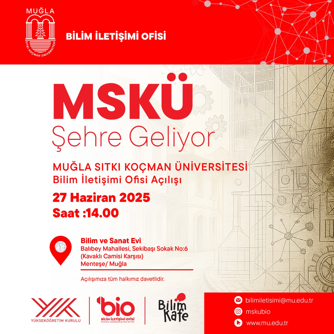 MSKÜ Şehirde: Bilim Toplumla Buluşuyor