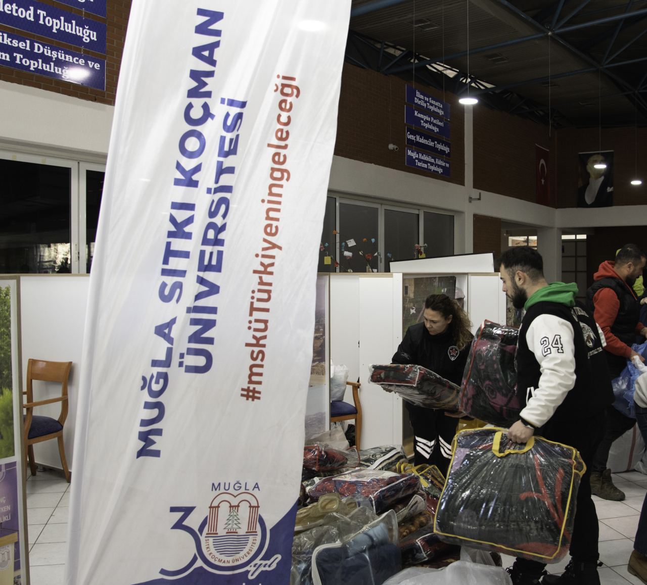 MSKÜ Depremden Etkilenen Vatandaşlara ve Öğrencilere Yardıma Devam Ediyor