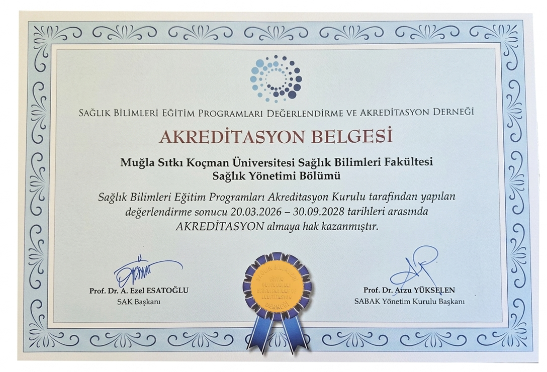 Sağlık Bilimleri Fakültesine 2 Yıllık Akreditasyon Başarısı
